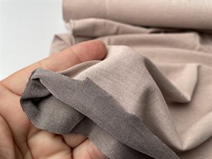 Tencel jersey - lækker pudder med sort undertone